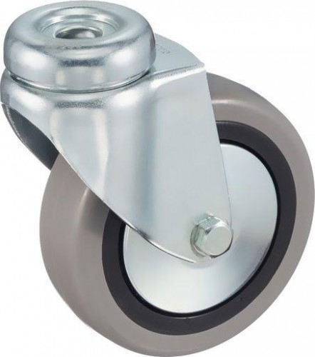 Колесная опора аппаратная TELLURE ROTA 373 103 поворотная, диаметр 80мм, грузоподъемность 55кг 373103 - изображение 4