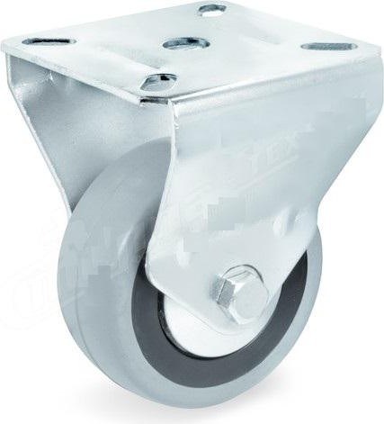 Колесная опора аппаратная TELLURE ROTA 375 101 неповоротная, диаметр 50мм, грузоподъемность 35кг, 375101