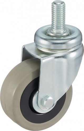 Колесная опора аппаратная TELLURE ROTA 376 102 поворотная, диаметр 60мм, грузоподъемность 50 кг 376102