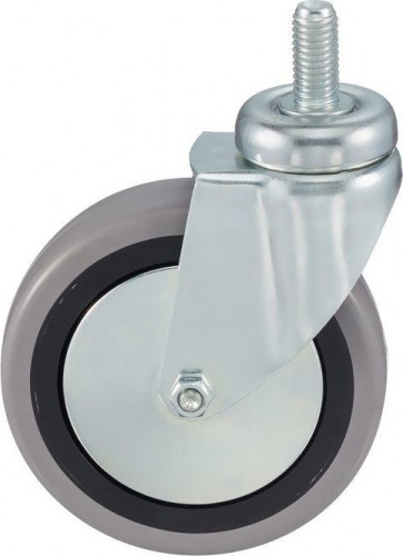 Колесная опора аппаратная TELLURE ROTA 376 104 поворотная, диаметр 100мм, грузоподъемность 55кг,  376104 - изображение 4