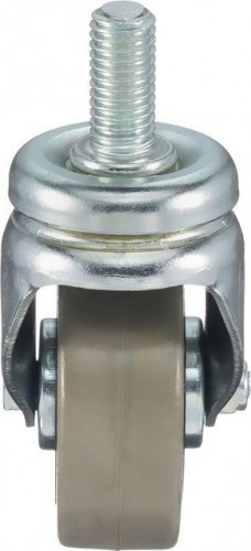 Колесная опора аппаратная TELLURE ROTA 376 102 поворотная, диаметр 60мм, грузоподъемность 50 кг 376102 - изображение 3