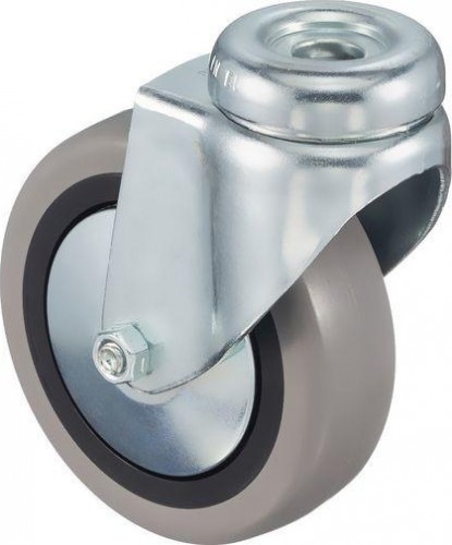 Колесная опора аппаратная TELLURE ROTA 373 103 поворотная, диаметр 80мм, грузоподъемность 55кг 373103 - изображение 2