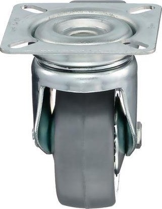 Колесная опора аппаратная TELLURE ROTA 378 102 поворотная с тормозом, диаметр 60мм, 50 кг 378102 - изображение 3