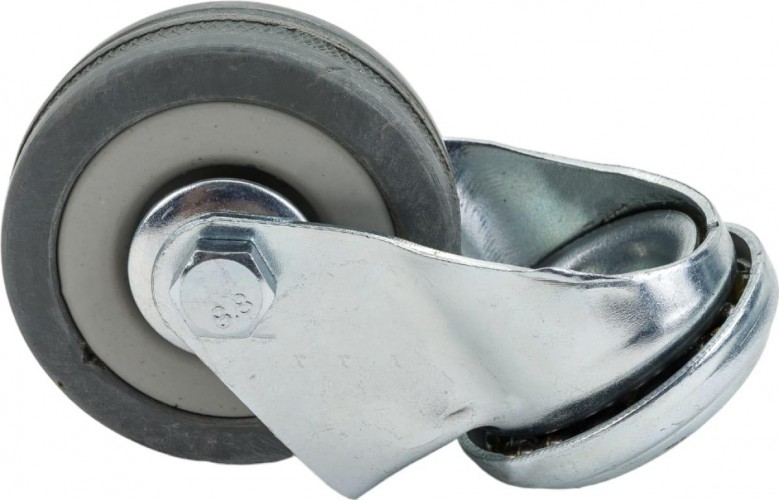 Колесная опора аппаратная TOR SChg 93 75 мм (под болт, поворотн., подш. скольж.) 1003256