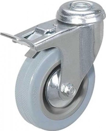 Колесная опора аппаратная TOR SChgb 55 125 мм (под болт, поворотн., тормоз, подш. скольж. 1003262