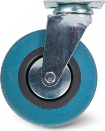 Колесная опора аппаратная TOR SCg 42 100 мм (площадка, поворотн., подш. скольж.) 1003239