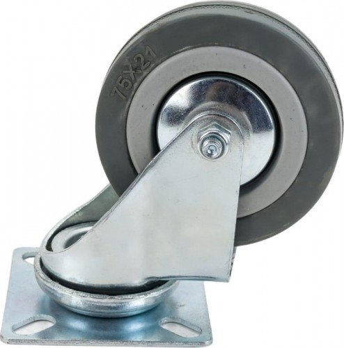 Колесная опора аппаратная TOR SCg 93 75 мм (площадка, поворотн., подш. скольж.) 1003238