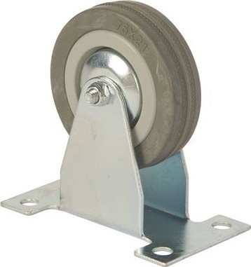 Колесная опора аппаратная TOR FCg 92 75 мм (площадка, неповоротн., подш. скольж.) 1003246