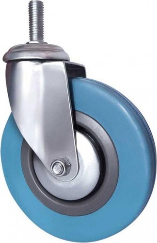 Колесная опора аппаратная TOR SCtg 42 100 мм (болт-12, поворотн., подш. скольж.) 1003626