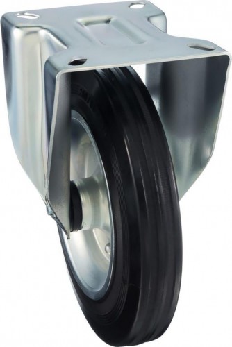 Колесная опора большегрузная TELLURE ROTA 535909 неповоротная, 280 мм, 390 кг - изображение 5