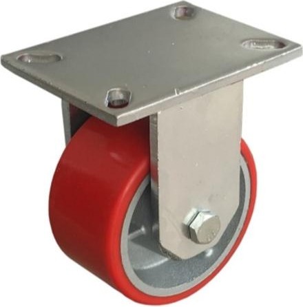 Колесная опора большегрузная MFK-TORG 1051150 ТГ полиуретан, сверхмощное неповорот 150 мм