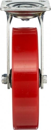 Колесная опора большегрузная СТЕЛЛА-ТЕХНИК 1043-200 полиуретановая поворотная, 200 мм, 460 кг - изображение 3