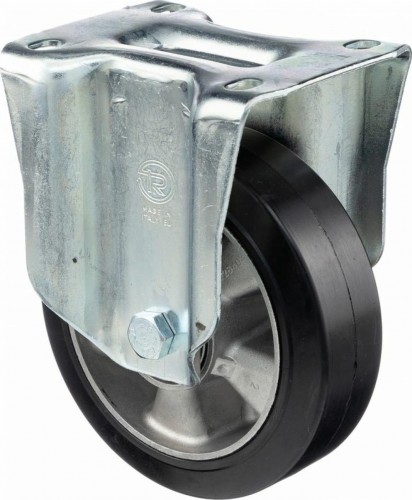 Колесная опора большегрузная TELLURE ROTA 725206 неповоротная, 200 мм, 500 кг - изображение 4