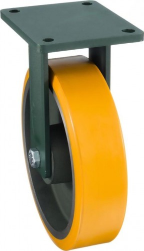 Колесная опора большегрузная TELLURE ROTA 648416 неповоротная, 200 мм, 1600 кг - изображение 4