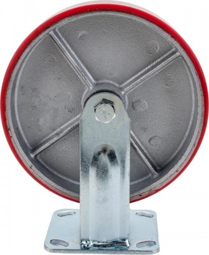 Колесная опора большегрузная TOR FCp 80 полиуретан 200 мм (неповорот., площадка, роликопод 1024155