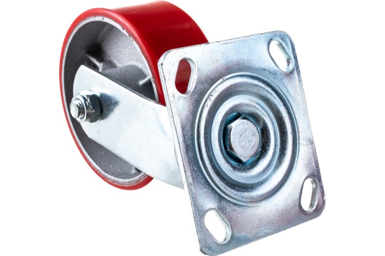 Колесная опора большегрузная LONGWAY SCp 55 поворотная, полиуретан, D-125 мм 01120490 - изображение 2