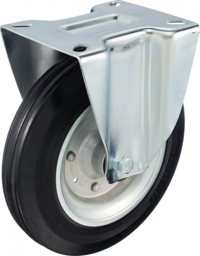 Колесная опора большегрузная TELLURE ROTA 535909 неповоротная, 280 мм, 390 кг - изображение 2