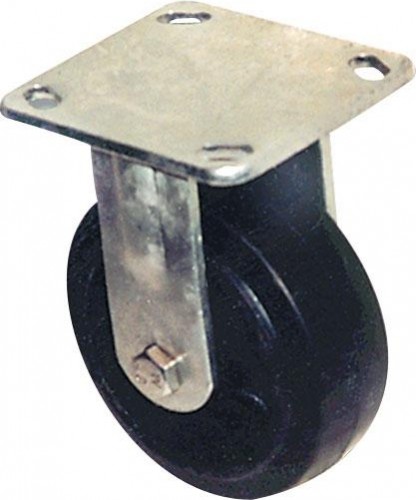 Колесная опора большегрузная LONGWAY FCd 85 неповоротная, литая резина, D-250 мм 01120190