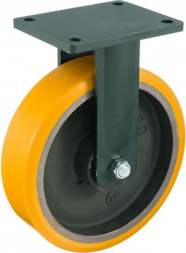 Колесная опора большегрузная TELLURE ROTA 648438 неповоротная, 300 мм, 2300 кг