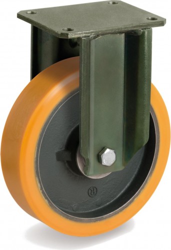 Колесная опора большегрузная TELLURE ROTA 648854 неповоротная, 150 мм, 700 кг