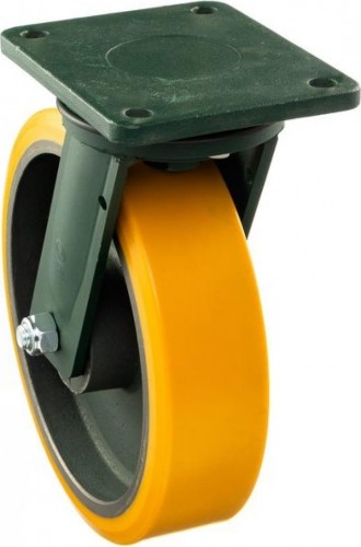 Колесная опора большегрузная TELLURE ROTA 648327 поворотная, 250 мм, 1900 кг - изображение 4