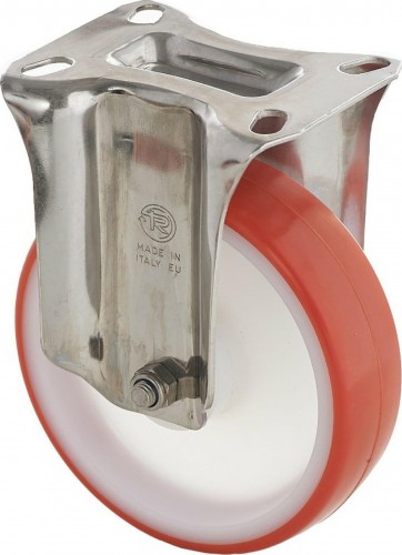 Колесная опора большегрузная TELLURE ROTA 605702 неповоротная, 100 мм, 170 кг - изображение 4