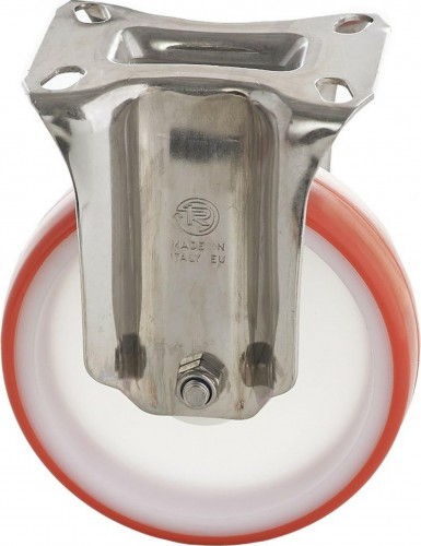 Колесная опора большегрузная TELLURE ROTA 605104 неповоротная, 150 мм, 220 кг - изображение 5