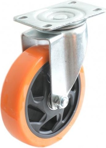 Колесная опора большегрузная MFK-TORG Medium 4023075 PVC полиуретан, поворотное  75 мм 4023075 PVC