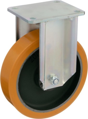 Колесная опора большегрузная TELLURE ROTA 648856 неповоротная, 200 мм, 1000 кг - изображение 2