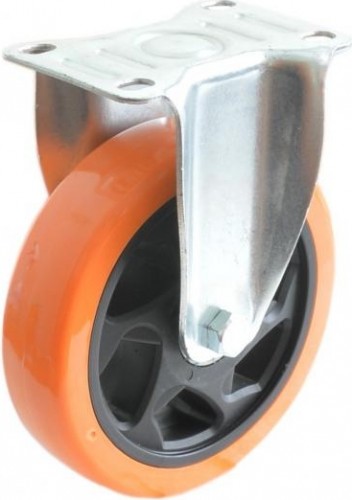 Колесная опора большегрузная MFK-TORG Medium 4021100 PVC полиуретан, неповоротное 100 мм 4021100 PVC