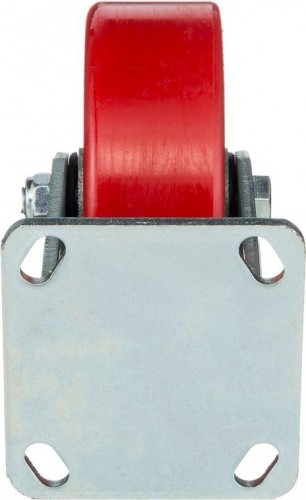 Колесная опора большегрузная СТЕЛЛА-ТЕХНИК 1041-152 полиуретановая неповоротная, 152 мм, 360 кг - изображение 4