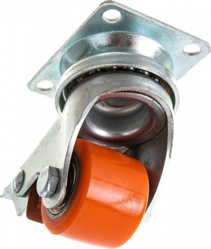 Колесная опора большегрузная MFK-TORG 903 035 TB полиуретан., поворот., с тормозом, 35мм  1044035