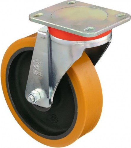 Колесная опора большегрузная TELLURE ROTA 647854 поворотная, 150 мм, 700 кг - изображение 3