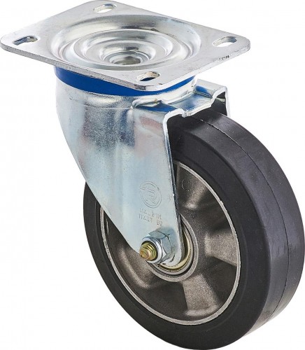 Колесная опора большегрузная TELLURE ROTA 724506 поворотная, 200 мм, 500 кг - изображение 3