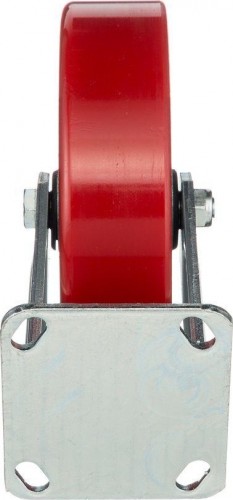 Колесная опора большегрузная СТЕЛЛА-ТЕХНИК 1041-200 полиуретановая неповоротная, 152 мм, 460 кг - изображение 4