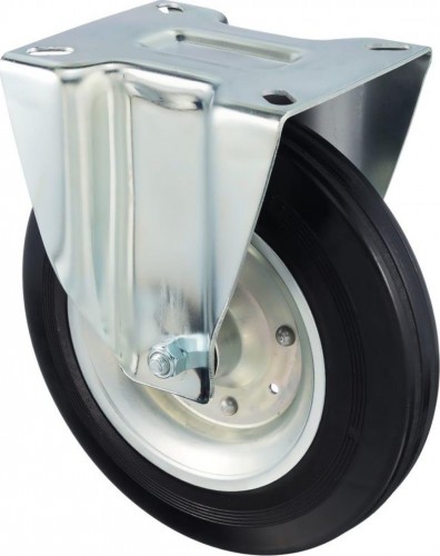 Колесная опора большегрузная TELLURE ROTA 535909 неповоротная, 280 мм, 390 кг - изображение 4