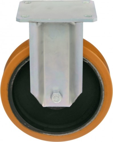 Колесная опора большегрузная TELLURE ROTA 648856 неповоротная, 200 мм, 1000 кг - изображение 3