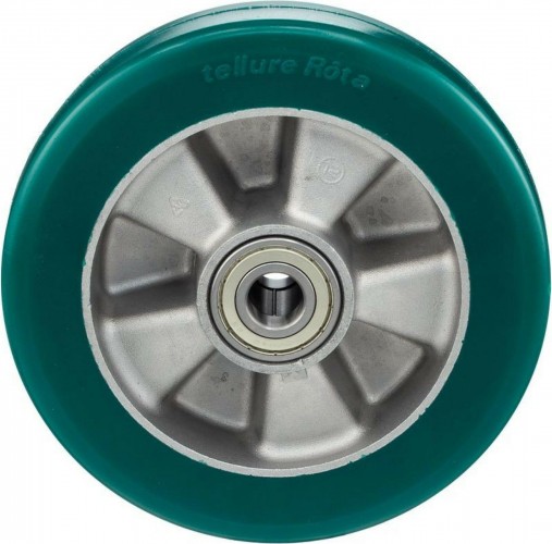 Колесная опора большегрузная TELLURE ROTA 622106 под ось, 200 мм, 700 кг, полиуретан tr-roll - изображение 2
