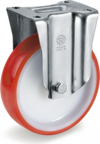 Колесная опора большегрузная TELLURE ROTA 605104 неповоротная, 150 мм, 220 кг