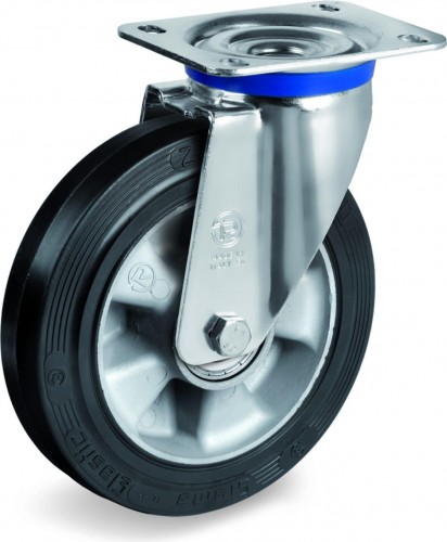 Колесная опора большегрузная TELLURE ROTA 724506 поворотная, 200 мм, 500 кг