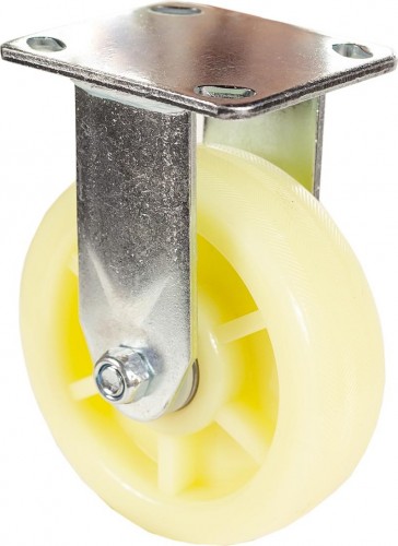 Колесная опора большегрузная TOR FCdn 46 нейлоновое 100 мм (площадка, неповоротн., шарикопо 1024226