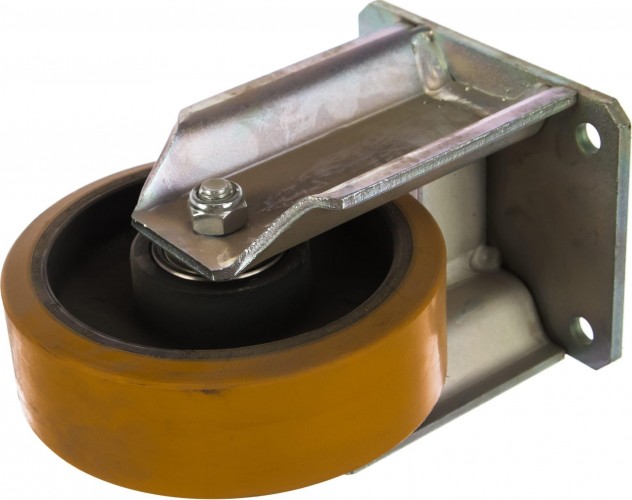 Колесная опора большегрузная TELLURE ROTA 648854 неповоротная, 150 мм, 700 кг - изображение 2