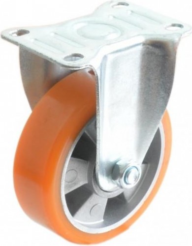 Колесная опора большегрузная MFK-TORG Medium 4321075 AL полиуретан, неповоротное  75 мм 4321075 AL