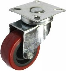 Колесная опора мебельная LONGWAY SCr 25 поворотная, полиуретан, D-50 мм 01230430