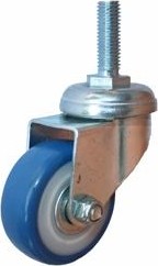 Колесная опора мебельная LONGWAY SCtv 25 поворотная, нейлон, болт 10 мм, D-50 мм 01230660