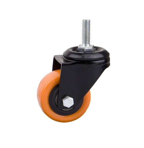 Колесная опора мебельная TOR SCZT 25  50 мм (болт-10, pvc, полипропил. обод, подш 1027259