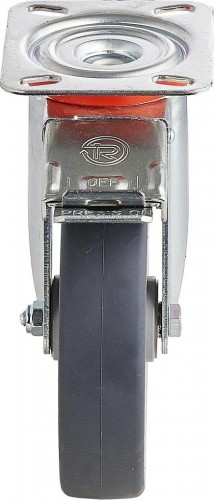 Колесная опора промышленная TELLURE ROTA 716 603 поворотная с тормозом, диаметр 125мм 716603 - изображение 2