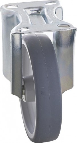 Колесная опора промышленная TELLURE ROTA 715 904 неповоротная, диаметр 150мм, грузоподъемность 140к 715904 - изображение 2