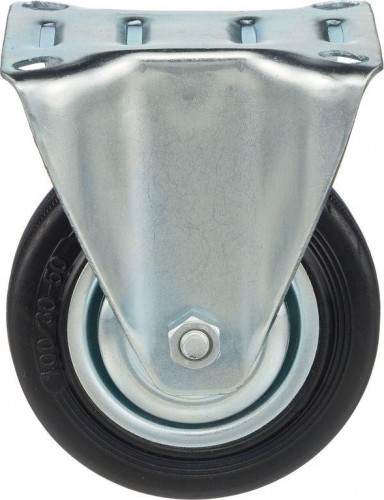 Колесная опора промышленная СТЕЛЛА-ТЕХНИК 4002-100 неповоротная, 100 мм, 70 кг - изображение 2