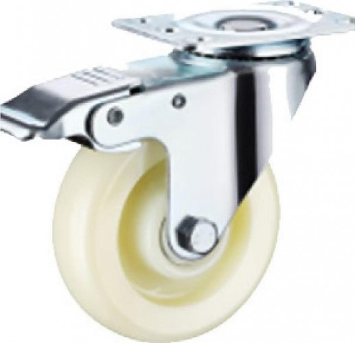 Колесная опора промышленная TOR SRCnb 42 полиэтилен 100 мм (площадка, поворотн.) 1024187